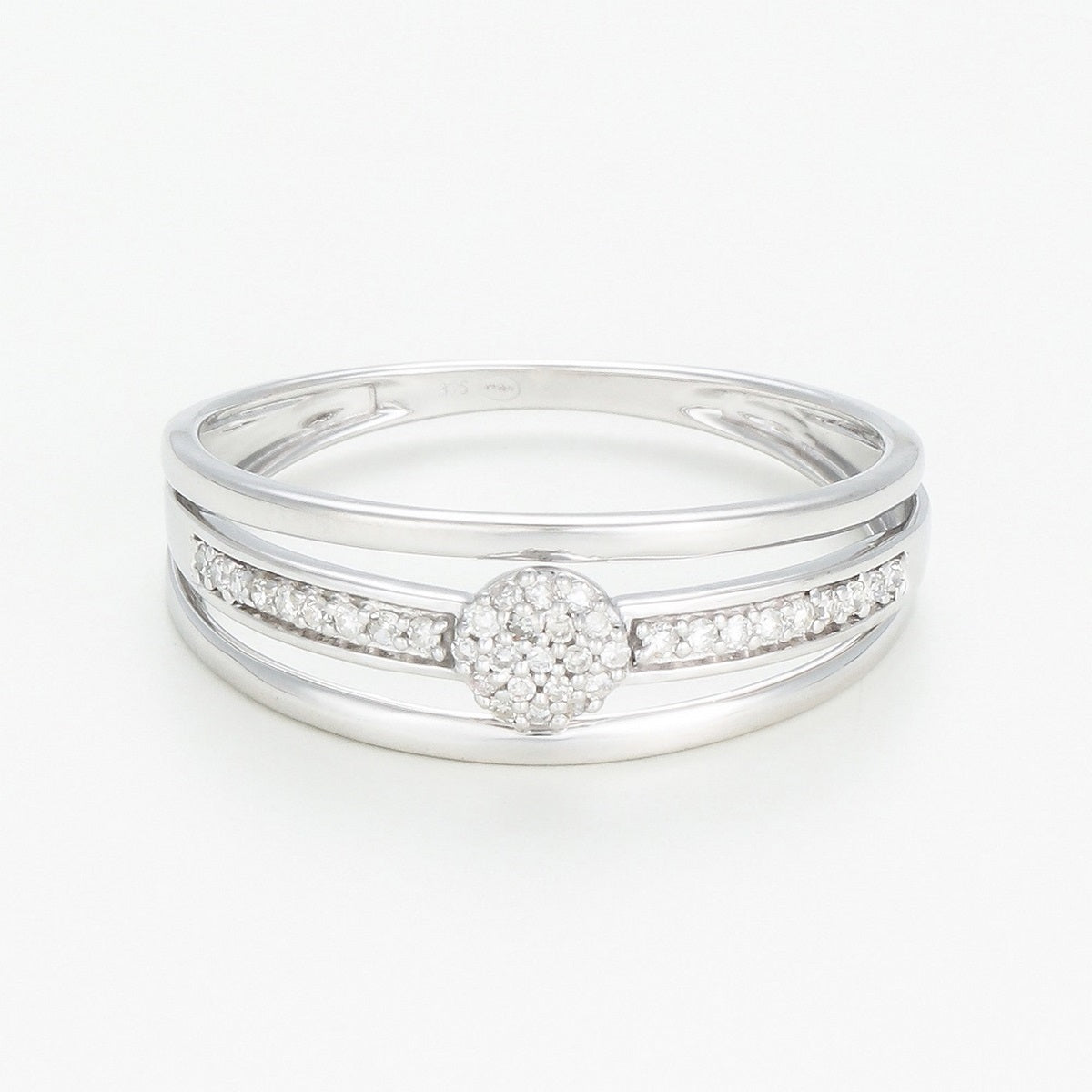 "Jelena" Ring D0.10/37 - White Gold