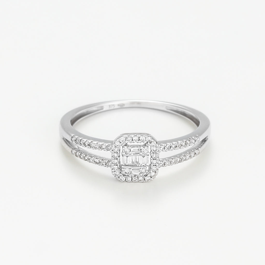 Bague "Brillants Baguettes"