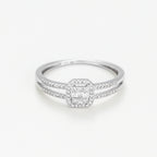 Bague "Brillants Baguettes"