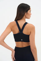 Sujetador Deportivo Malte - Negro/Azul