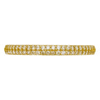"Amour Innocent" Ring - Yellow Gold 375/1000 And Zirconium