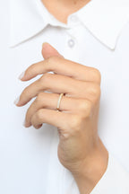 "Amour Innocent" Ring - Yellow Gold 375/1000 And Zirconium