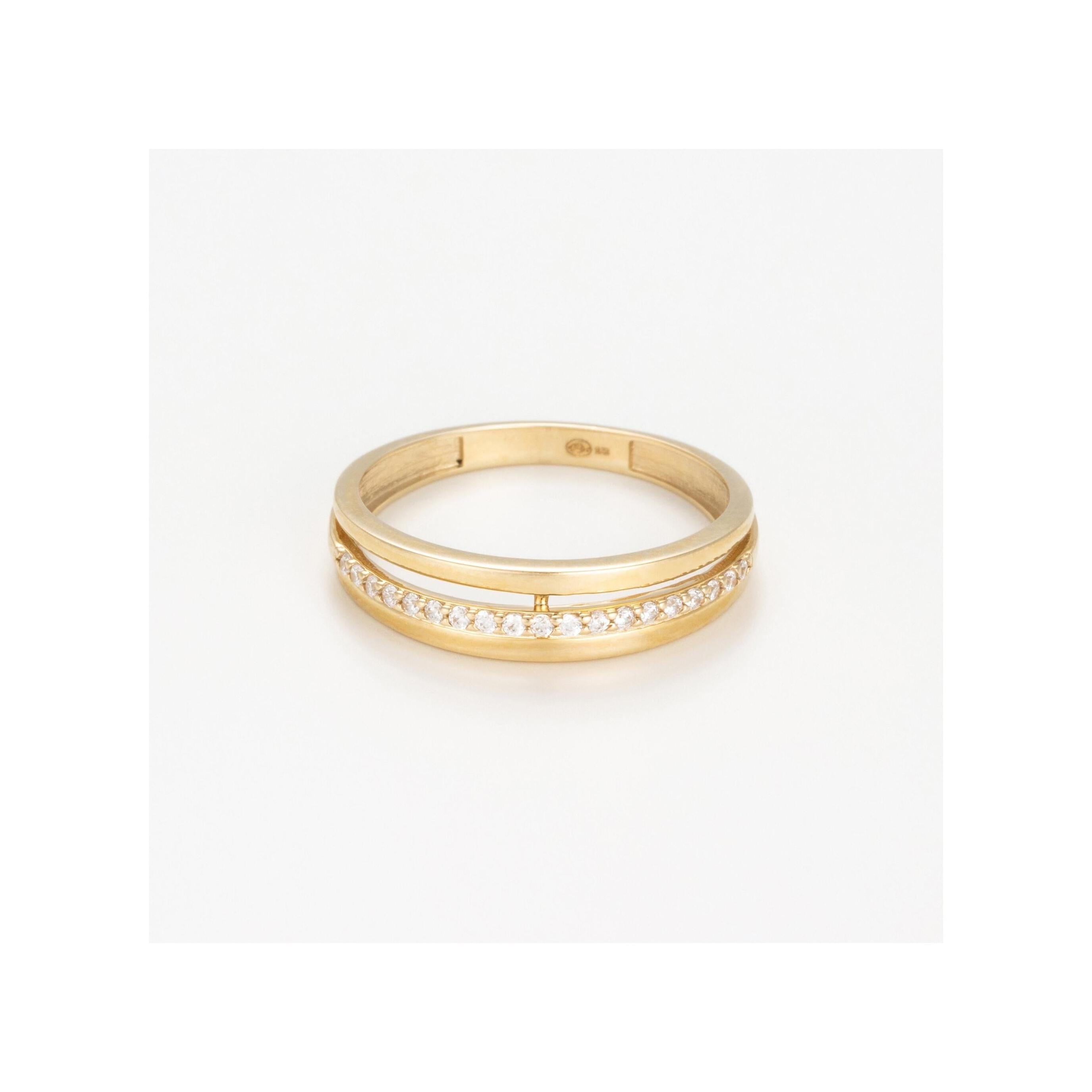 “Lovers” Ring 375/1000 Yellow Gold