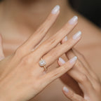 Anillo “Mi Reina” Oro amarillo 375/1000 y circonitas