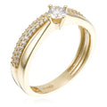 Anillo “Prometida” Oro amarillo 375/1000