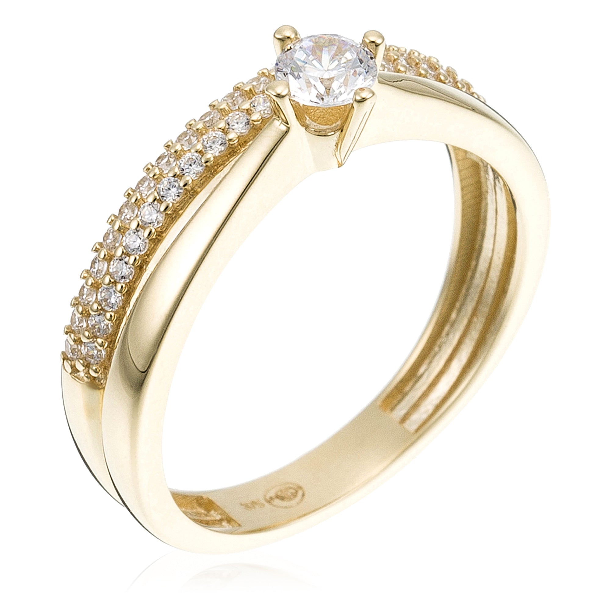 Anillo “Prometida” Oro amarillo 375/1000