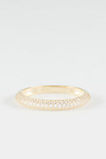 Bague "Elba" Or Jaune 375/1000 Et Zirconium