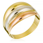 "Trianon" Ring - Yellow Gold, Rose Gold And White Gold 375/1000