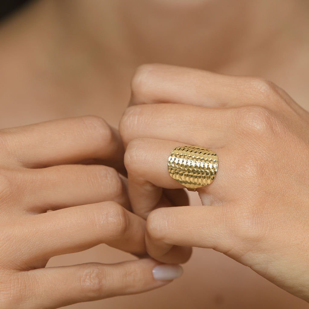 Anillo “Armadillo” Oro amarillo 375/1000