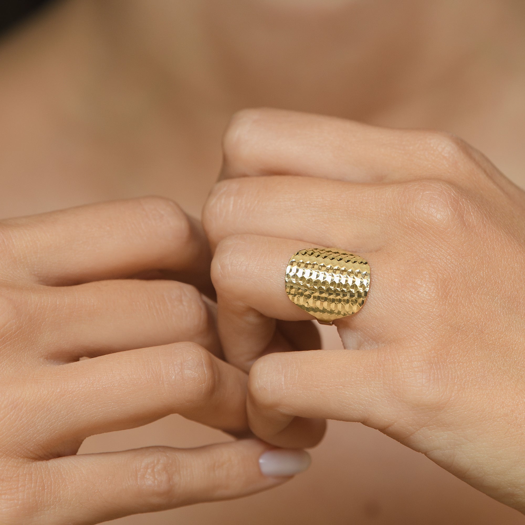 Anillo “Armadillo” Oro amarillo 375/1000