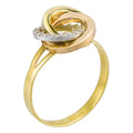 Bague "Croisade" Or Tricolore 375/1000