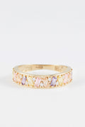 “Brighton” Ring 375/1000 Yellow Gold And Precious Stone