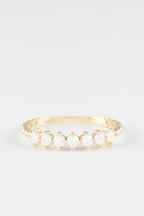 Bague "Bella" Or Jaune 375/1000 Et Zirconium