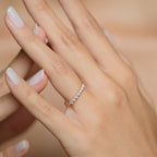 Bague "Bella" Or Jaune 375/1000 Et Zirconium