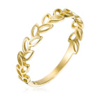 Bague "Feuille Détachée" Or Jaune 375/1000