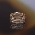 “Acapulco” Ring 375/1000 Tricolor Gold