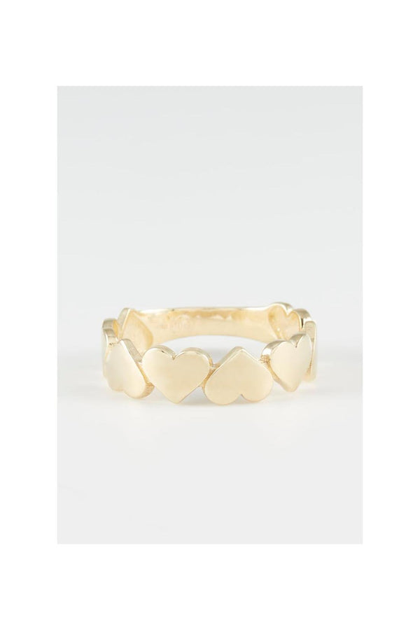 “Little Heart” Ring 375/1000 Yellow Gold