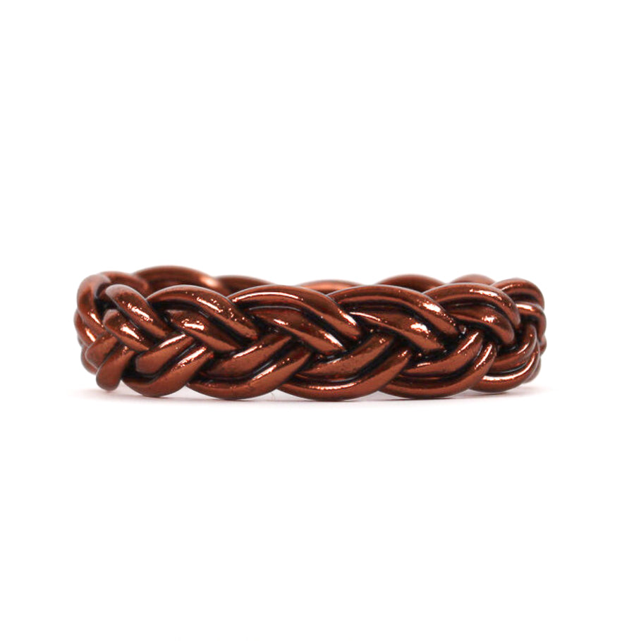 Double-Braided Buddhist Bracelet Brown