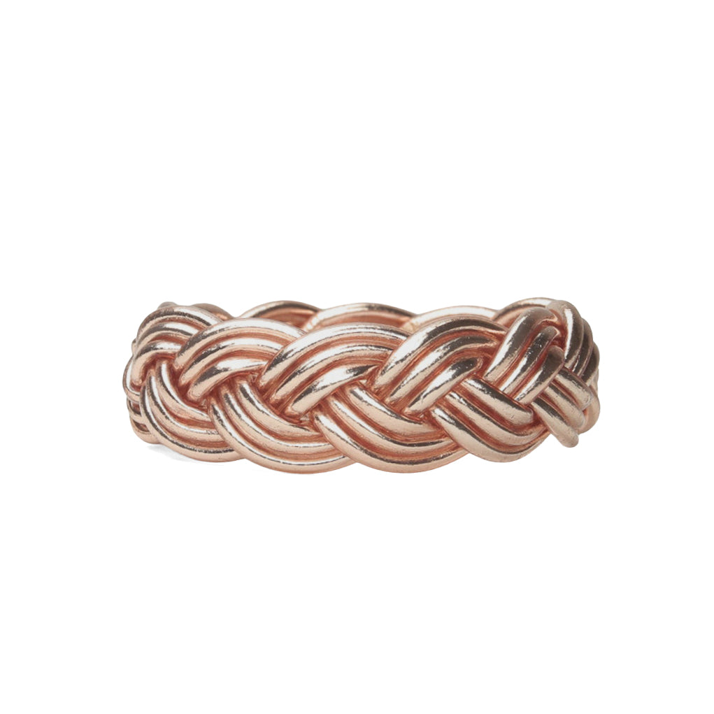 Double-Braided Champagne Buddhist Bracelet