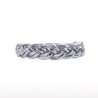 Pulsera Budista Doble-Trenzada Silver