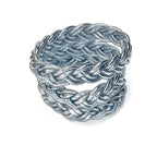 Pulsera Budista Doble-Trenzada Silver