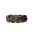 Maxi-Braided Black Buddhist Bracelet