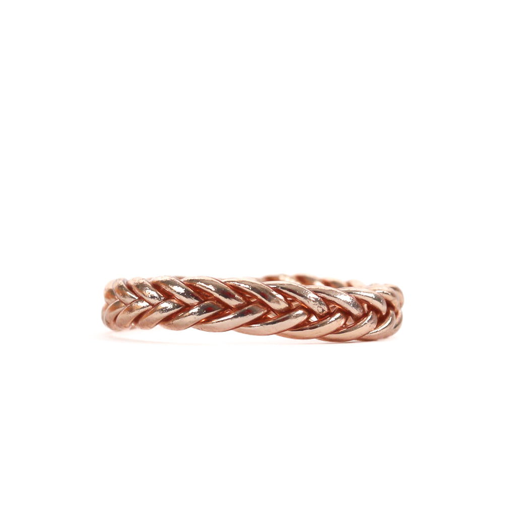 Champagne Maxi-Braided Buddhist Bracelet