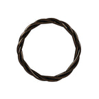 Twisted Buddhist Bracelet Black