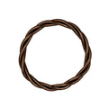 Twisted Buddhist Bracelet Hazelnut