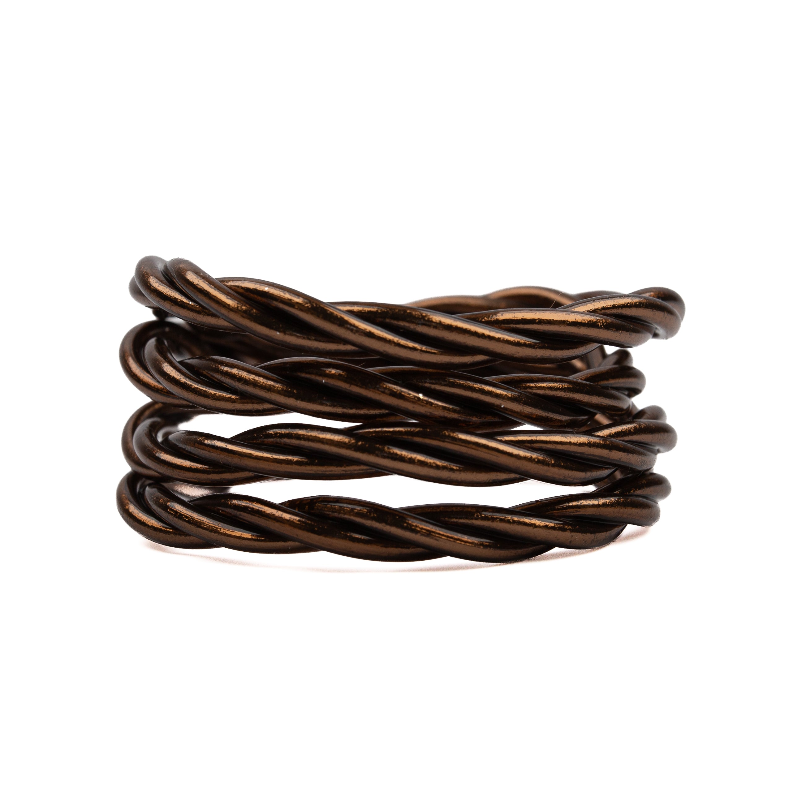Twisted Buddhist Bracelet Hazelnut