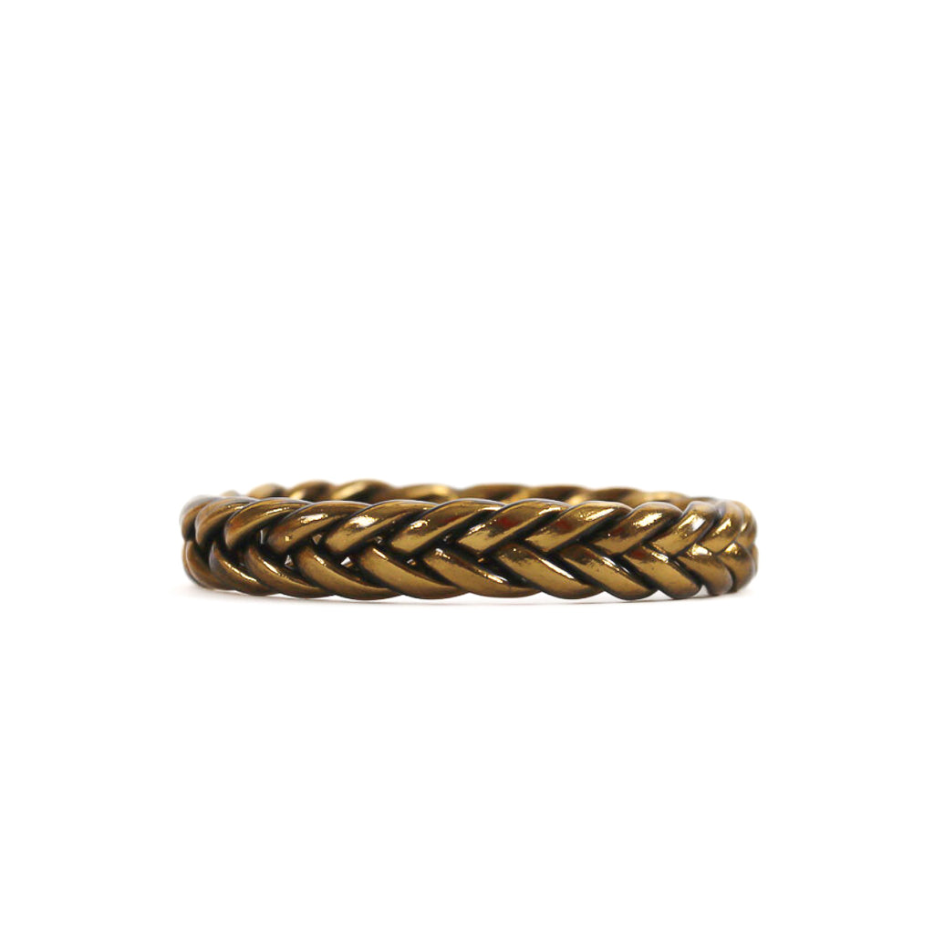 Pulsera Budista Trenzada Antique Gold