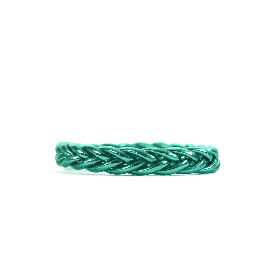 Braided Buddhist Bracelet Emerald