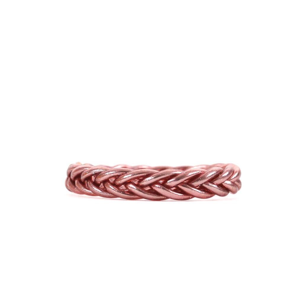 Woven Buddhist Bracelet Pink Gold