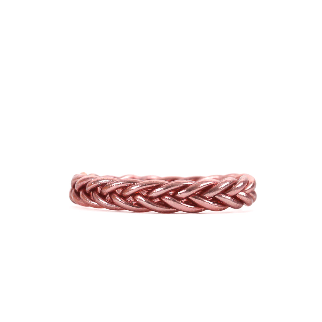 Woven Buddhist Bracelet Pink Gold