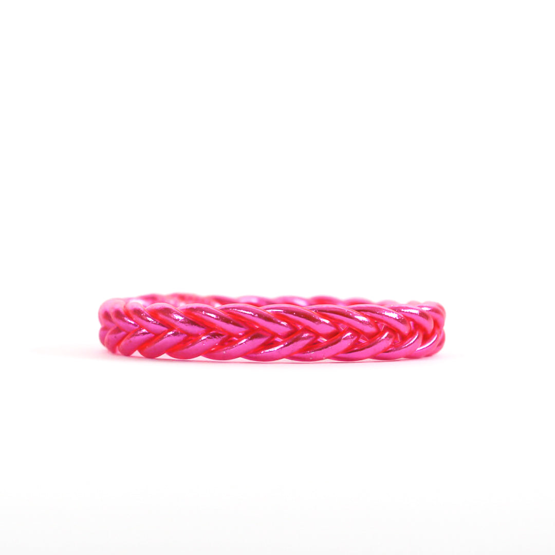 Braided Buddhist Bracelet Pink