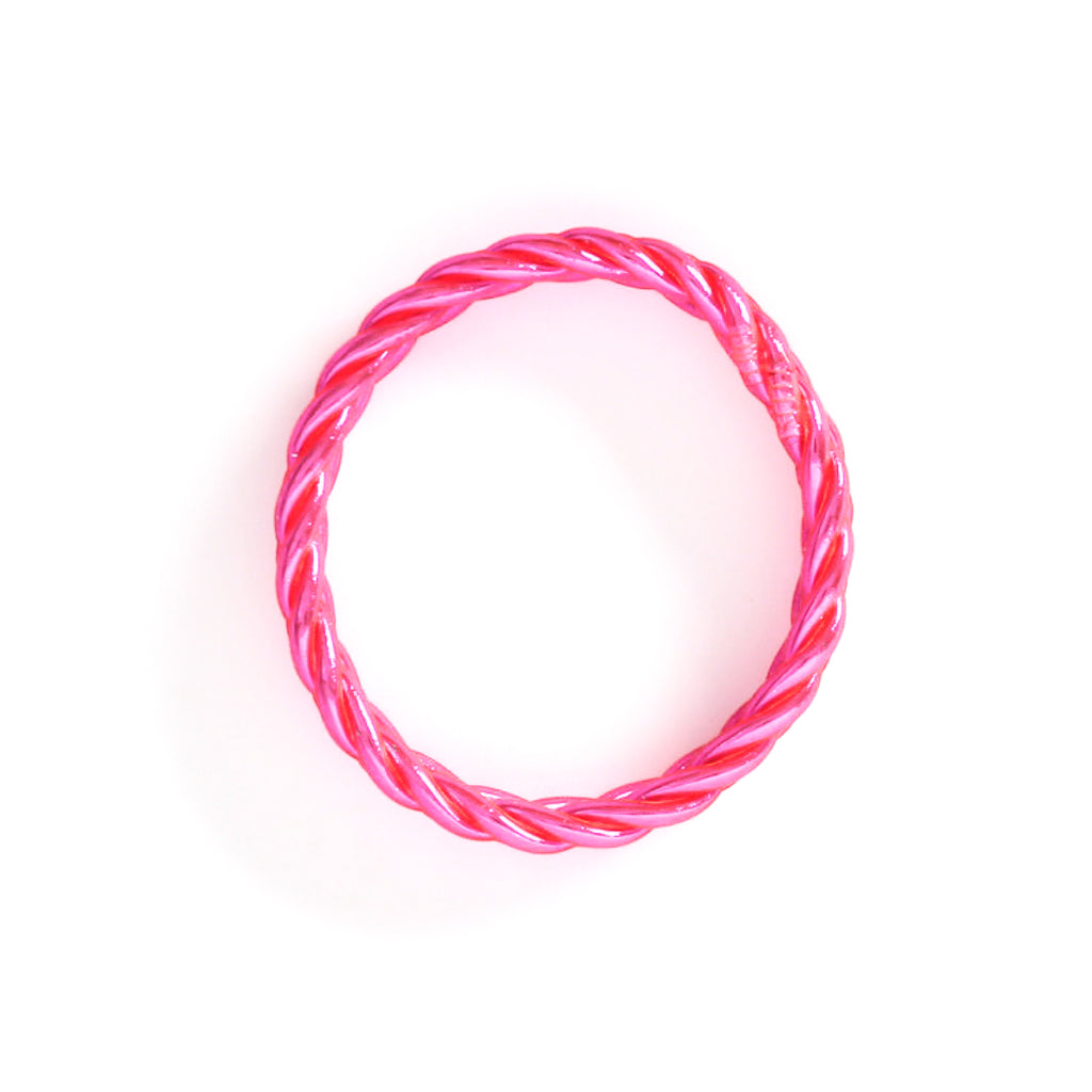 Braided Buddhist Bracelet Pink