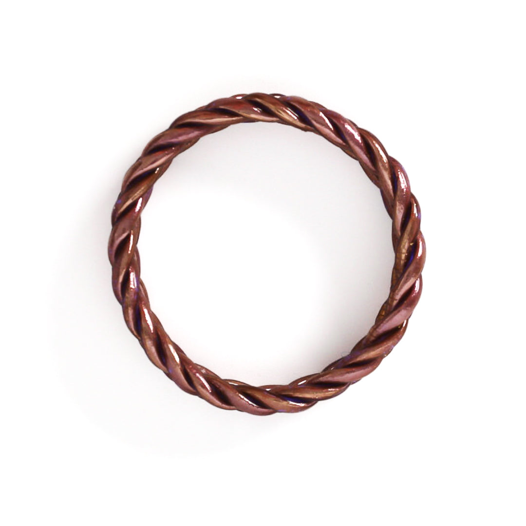 Pulsera Budista Trenzada Ciruela