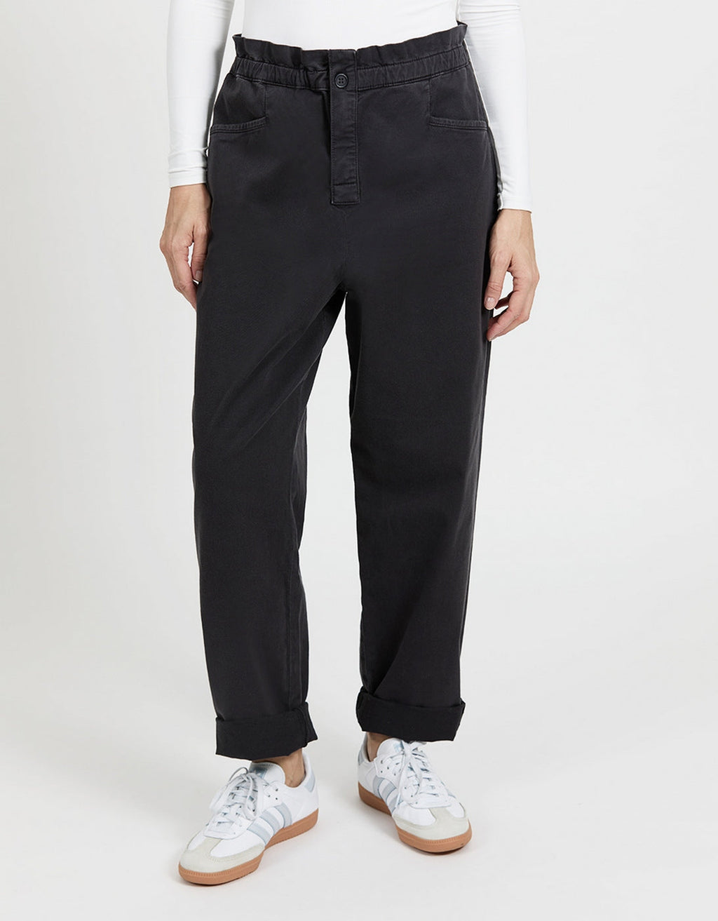 Pantalón Tapered Brady - Carbono - Mujer