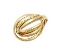 Bague "Liaison Parfaite" Or Jaune 375/1000