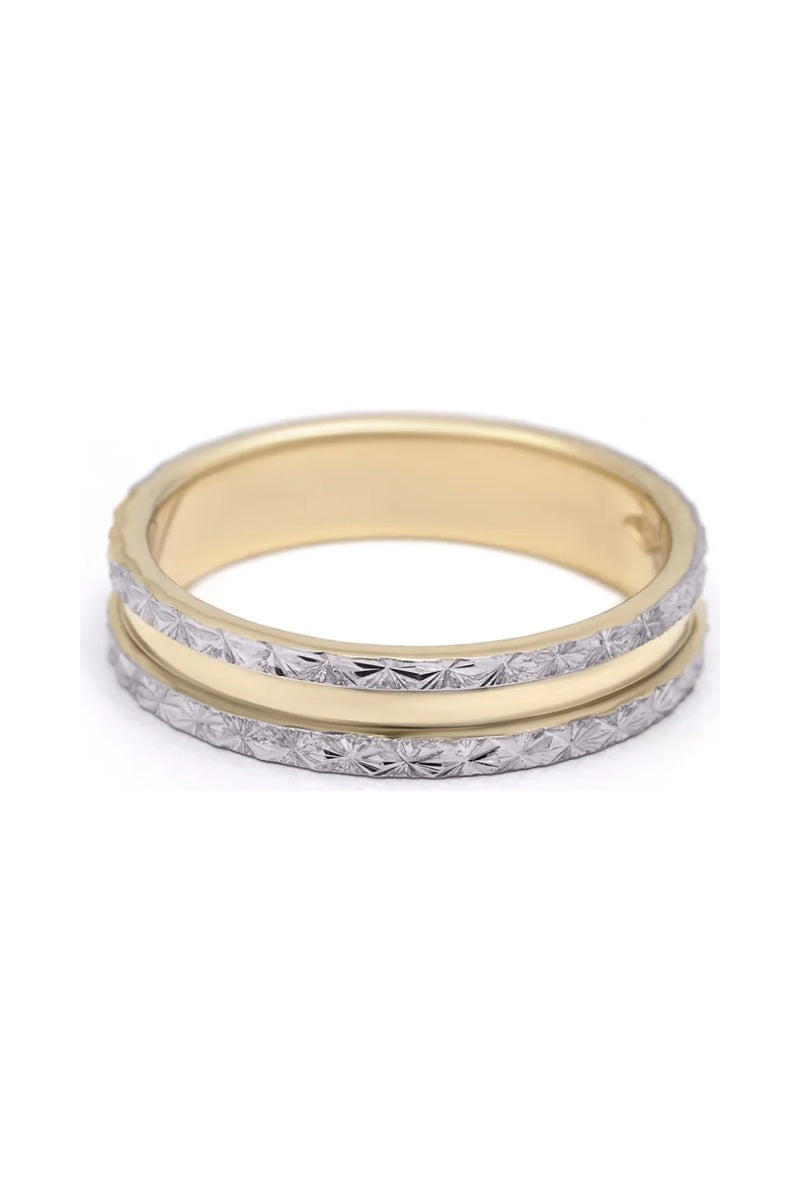 Bague "Horizon D'Or" Or Jaune 375/1000