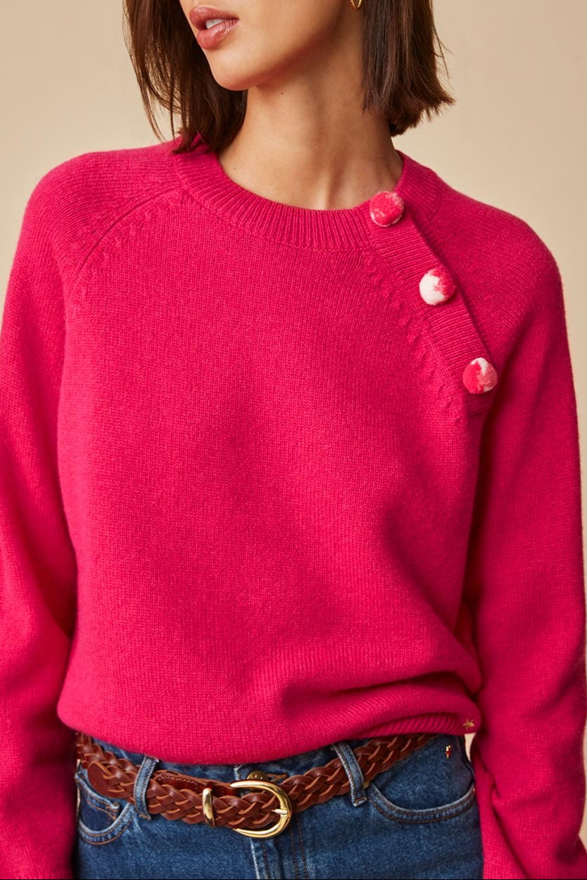 Pull Brillon - Geranium