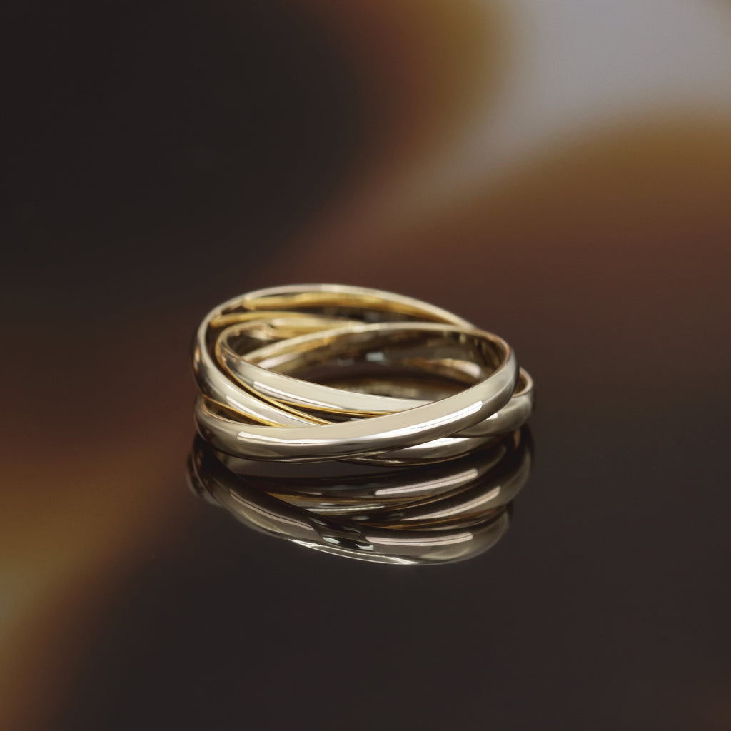 Anillo “Saturna” Oro amarillo 375/1000