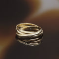 Anillo “Saturna” Oro amarillo 375/1000