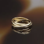 Anillo “Saturna” Oro amarillo 375/1000
