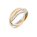 "Tri Gold" Ring 375/1000 Tricolor Gold - 375/1000 Tricolor Gold