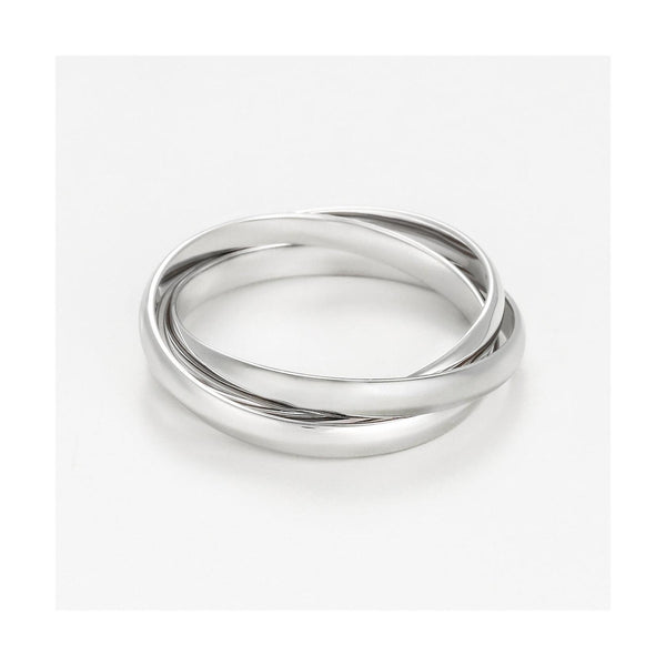 Bague "Saturna" Or Blanc 375/1000