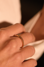 Bague "Moon" Or Jaune 375/1000