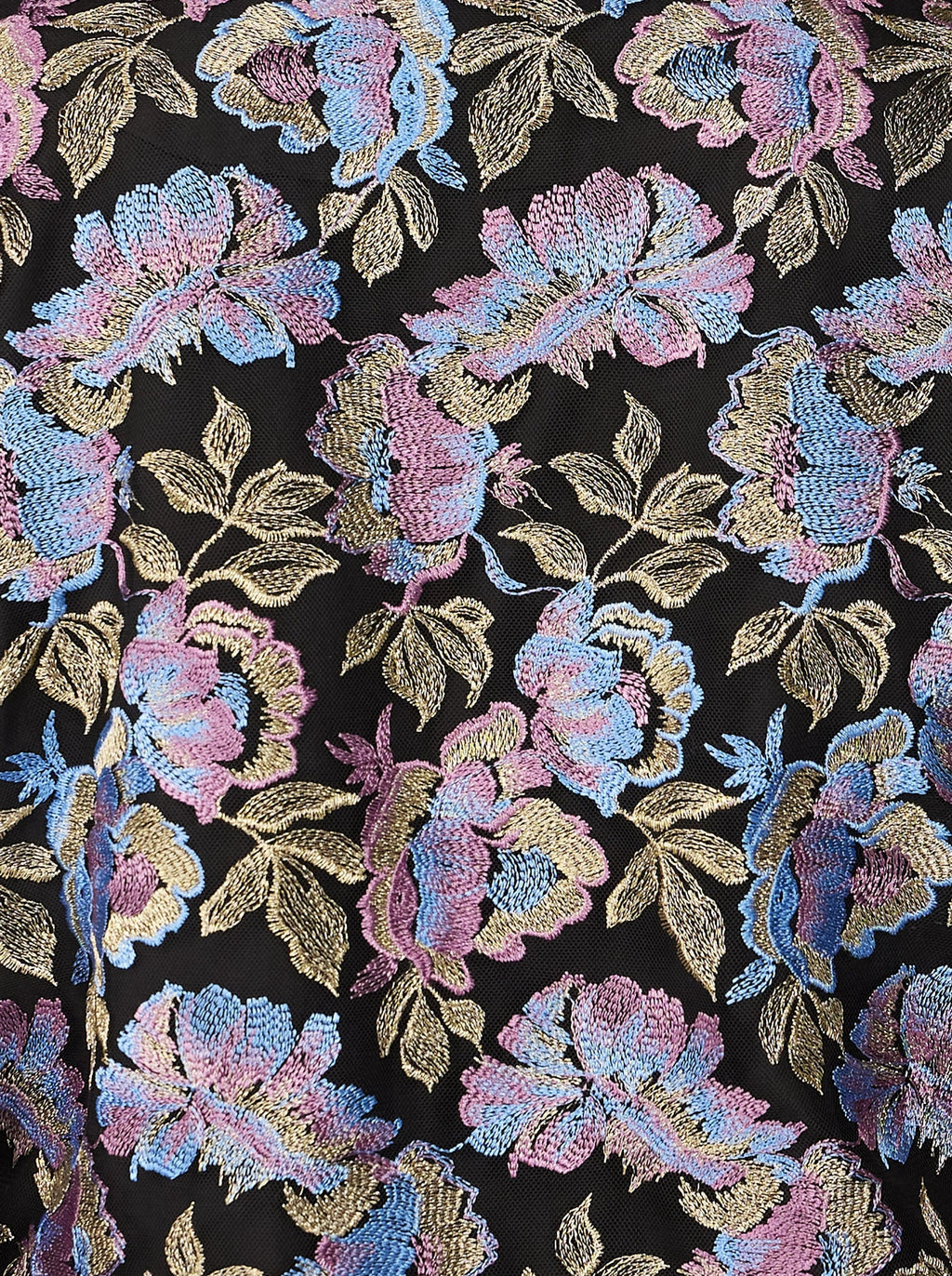 Nicole Kjole Med Fleurs De Givre-Broderi