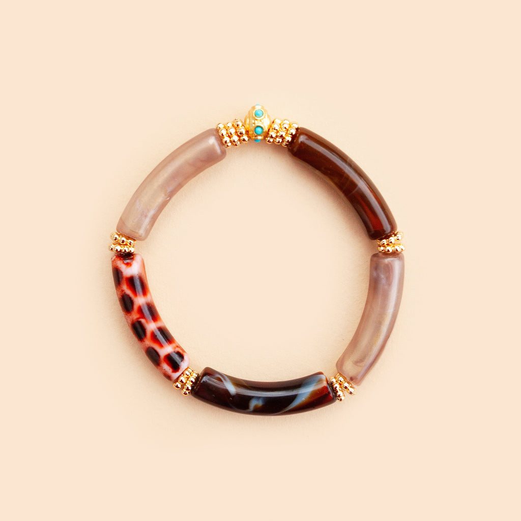 Juhu Bracelet - Brown Grey