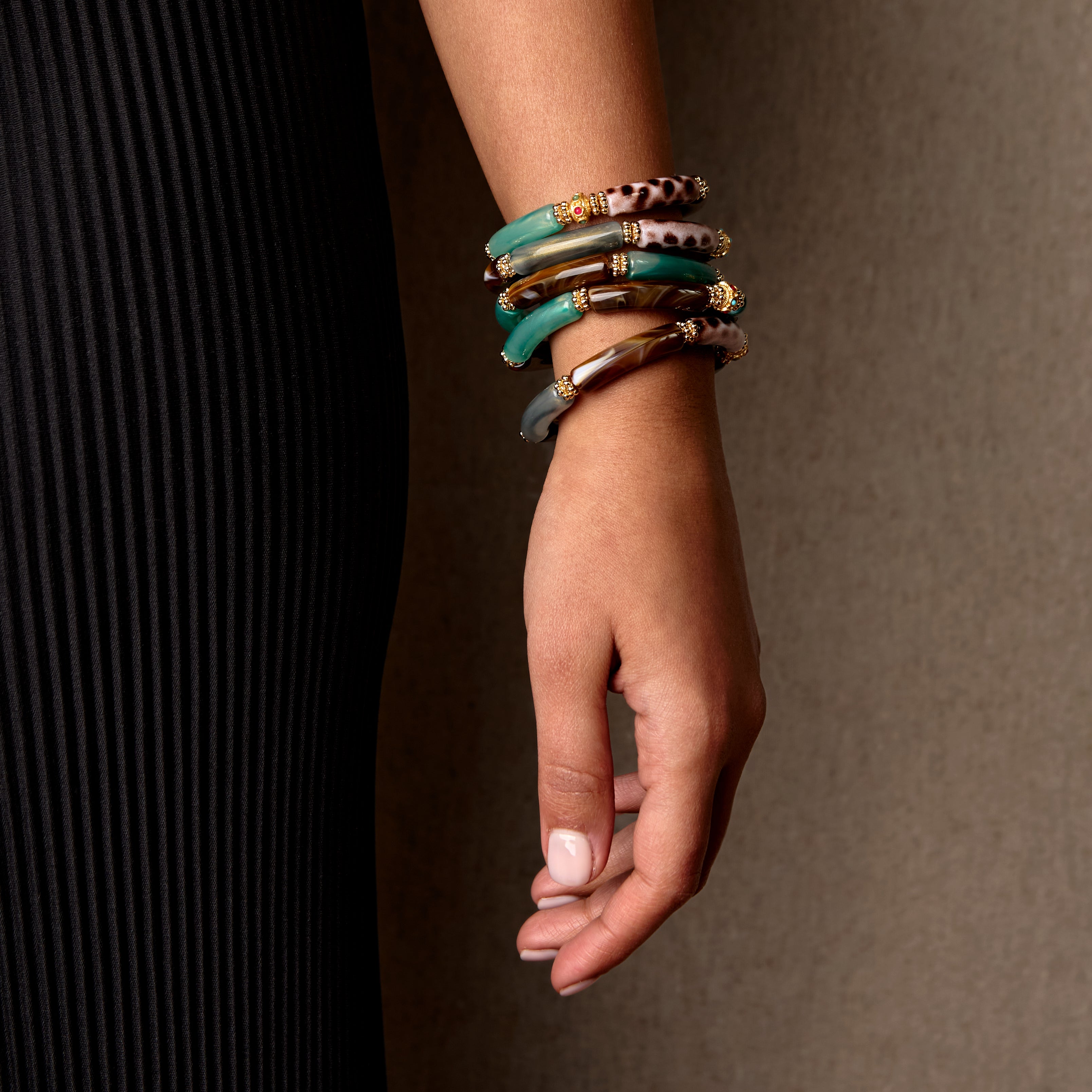 Juhu Bracelet - Brown Grey